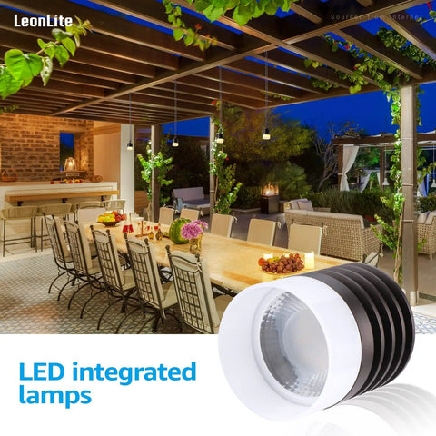 Low Voltage Outdoor Pendant Lights Pack Of 4, 12V LED Hanging Tree Lights For Gazebo And Pergola, IP65 Aluminum showing LED lamp