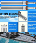 Two Pack Three Quarter Inch Boat Seat Pin Post For Pontoon And Bass Boats, Lock In Aluminum Extension Pole, design features overview