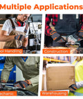 Mens Womens Work Gloves Touch Screen Safe Mechanic Utility Gloves used in tool handling, construction, mechanic, warehousing.