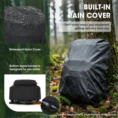 Lightweight Running Hydration Backpack With 2L Water Bladder For Trail Runs And Bike Rides Keeps Water Cold For Hours On The Go with rain cover
