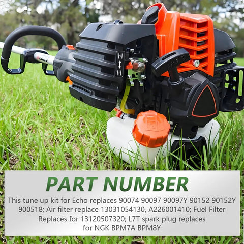 Tune Up Kit With Air Filter And Fuel Filter And Spark Plug For Echo SRM 225 Series Trimmers And Weed Eaters Replaces 13031054130