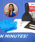 All In One Vinyl Fence Post Repair Kit For A Quick, No Fuss Fix Of Holes And Cracks, UV And Impact Resistant, No Painting Needed