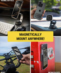 Premium Replacement Metal Plate Kit For Universal Magnetic Car Phone Mounts for secure use at home, car, bike, and workshops.