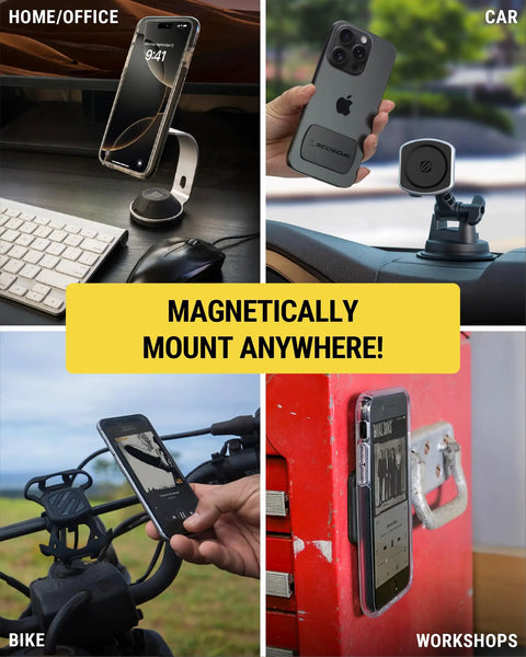 Premium Replacement Metal Plate Kit For Universal Magnetic Car Phone Mounts for secure use at home, car, bike, and workshops.