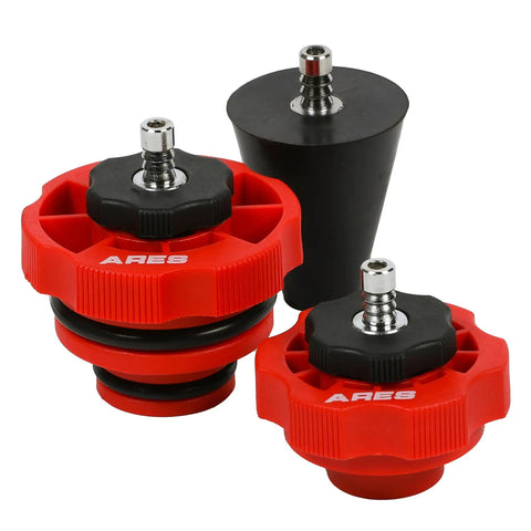 Three Piece Power Steering Adapter Kit For Manual Vacuum Pumps Purge Air From The Power Steering System On Most Vehicles adapters