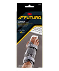Deluxe Right Hand Wrist Stabilizer Brace With Elbow Support Adjustable Large Extra Large Size for everyday wear in beige packaging.
