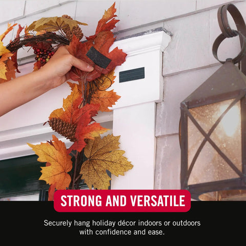 Using Heavy Duty Mounting Tape 12 Foot Roll Holds Up To 10 Lbs Indoor Outdoor Use One And A Half Inch White to hang fall leaves