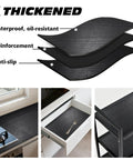 Heavy Duty Tool Box Drawer Liner Kit 16 Ft By 16 In Black PVC Non Slip Mat Thick Triple Layer Foam Cabinet Liner shown in use