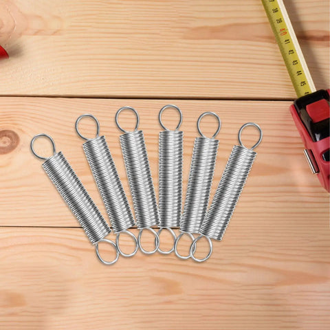Premium 20Pc Stainless Steel Mechanical Extension Springs Kit With Durable Hooks, Perfect 3 Inch Length Tension For DIY Crafts Heavy Duty Repairs And Home Projects You Gotta Love, 20pc spring set on wood