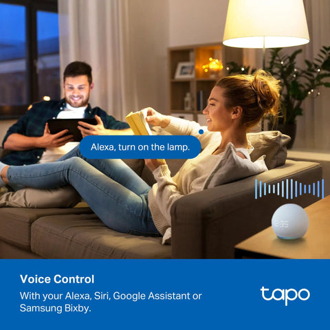 Matter Compatible Smart WiFi Power Strip Offering Individual Outlet Control And Live Energy Tracking To Keep All Your Gear Fully Charged Slash Monthly Bills And Guard Your Rig Against Power Spikes For Bedroom Or Office Boss Setups in cozy living room setting.