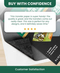 Graphite Transfer Paper 9x13 Inches, 25 Sheets, Waxed Carbon Paper For Tracing Black showing detailed product image.