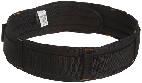 Heavy Duty Padded Comfort Belt 3 Inch Wide Black For Construction And DIY with double layer fabric and metal roller buckle
