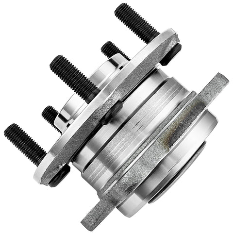 Wheel Bearing Hub Assembly Set For 2011 Through 2015 Kia Sorento, 2007 Through 2014 Hyundai Santa Fe, metal hub with bolts