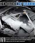 High Pressure Pneumatic Engine Cleaning Gun With Bent Nozzle And 3.93Ft Hose For Deep Auto Engine Cleaning, Professional Car Air Blow Gun For Most Vehicles used on foam-covered engine bay