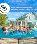Valve Gasket O Ring Kit SP0714T for Hayward Variflo XL Multiport Pool Valve Replacement shown by a pool scene with friends