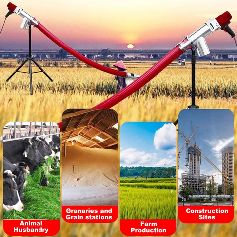 5M Heavy Duty Industrial Screw Conveyor For Farm And Workshop Flexible Spiral Auger in field with farm and construction uses