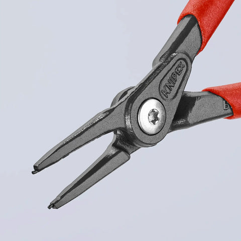 Close-up of External Precision Snap Ring Pliers Pro Grade For Quick Ring Removal And Secure Fit Durable Comfortable Grip Hand Tool