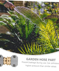 Grab This Top Pick Rustproof Garden Hose Repair Kit Featuring Three Heavy Duty Aluminum Alloy Connectors That Stand Up To High Pressure For Drip Free Outdoor Watering And Car Washing Tasks Today. Garden hose repair connector with brass coupler, used for leak-free watering.