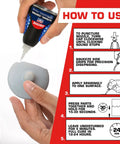 Ultra Gel Control Clear Super Glue 0.14 Fl Oz Bottle 1 Pack for Plastic Wood Metal Crafts application instructions
