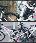Heavy Duty Bike U Lock With 18mm Shackle And 6ft Security Cable For Road Mountain Electric And Folding Bikes, Portable Lock With Sturdy Mounting Bracket, Water Dust Scratch Resistant, Built Tough So You Can Lock Down Your Ride on bike frame and wheel