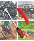 Heavy Duty Tire Spoon Lever Tool Set With 3 Spoons And 2 Rim Protectors for Motorcycle Dirt Bike and Lawn Mower