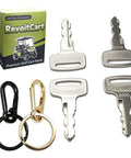Top Rated 4 Pack Golf Cart Ignition Keys Fit Yamaha G14 G16 G19 G22 G29 Drive Electric Gas Models Replacing OEM Ju2H251100 And Eight Thousand Numbers Comes With Bonus Keychains To Secure Your Ride Like A Pro Without Stressful Hassles Anytime. 4 silver metal golf cart keys with black and gold keychains
