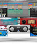 Ultra Compact USB C 2x2 Audio Interface Bundle With Condenser Microphone Studio Headphones software display interface