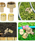 Ditch The Leaky Hose Old Fittings And Grab This Brass 1/2 Inch Barb Repair Kit With Secure Fixing Ring For Super Durable Car Washing And Garden Water Connection That Is Just The Thing You Need, brass hose repair kit