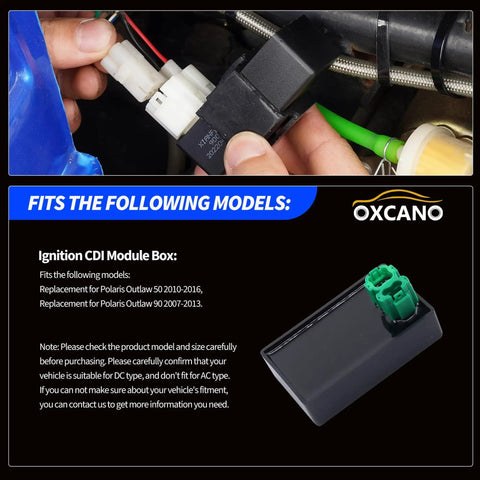 Installation of Ignition CDI Module Box Replacement For Polaris Outlaw 50 2010 To 2016 And Outlaw 90 2007 To 2013