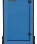 Back view of Mobile Tool Cart With Eight Deep Drawers Rock Solid Build Smooth Glide Casters Heavy Duty Workshop Organizer.