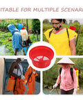 Collage of people using motorized sprayers with a red Backpack Sprayer Filter Strainer Net 142mm Outer Diameter Replacement Screen