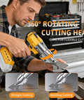Tough As Nails Brushless Cordless Metal Shears Built For Dewalt 20v Max Heavy Duty Electric Cutter with 360° rotating head