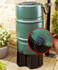4 Pack Rain Barrel Bulkhead Fittings Kit With Plugs And Hole Saw Tool Easy Install 1 Inch ID PVC Spigot Connectors