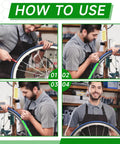 Step-by-step guide on installing 10 Pack Bike Tire Liners For 24, 26, 27.5, 29 And 700c Tires, TPU Protected Inner Tube Flat Protector