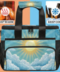 Go-To Insulated Picnic Backpack With Spacious 12x8.7x10 Inch Main Compartment For Lunches And Snacks And Drinks Portable Lunch Bag