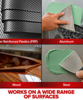 Ready Mix Epoxy Fairing Compound One Gallon Heavy Duty Formula With Helluva Sag Resistance For Marine Fiberglass And Wooden Hulls Smoother Than Silk And Works Sweet On Vertical Panels on fiber reinforced plastics, aluminum, wood, and steel surfaces.