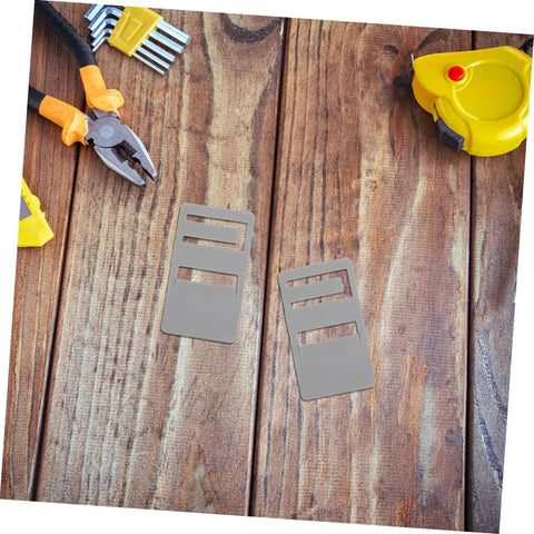 Rv Refrigerator Handle Repair Kit 2 Pack Durable Door Prop Clips on wooden surface with tools