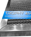 Front view of a Washable And Reusable Electrostatic Air Filter For HVAC And Furnace, 6 Stage Permanent Design That Lasts A Lifetime, Fits 14X14X1 Inches
