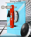 Stainless Steel Windshield Repair Kit With Injector Bridge Assembly for Pro Grade Glass Repair in a shop setting.