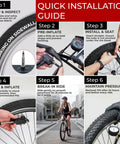 Quick installation guide for 27.5 Inch Bike Inner Tubes Pack of 2 With 48mm Presta Valve For Mountain And Hybrid Bikes Built For Rough Trails