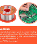 All In One Soldering Kit With Tip Cleaner, Rosin Flux Paste 0.35 Oz, Tin Lead Rosin Core Solder Wire 1.76 Oz, soldering circuit board