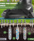 Adjustable Spiked Lawn Aerator Shoes With Deep Soil Spikes And Breathable Straps, Fits 5 To 12 For A Secure Walk, Protect Your Turf While Boosting Air, Water, And Nutrient Circulation In One Easy Lawn Care Tool