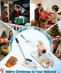 Two In One Sand Scoop For Metal Detecting With Long Detachable Handle Stainless Steel Beach Shovel And Sifter shown as holiday gift
