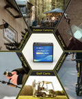 No Sweat 12V 30Ah LiFePO4 Lithium Battery With 30A BMS And LCD Meter showcased with camping, fishing, and solar energy.