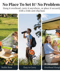 Camping Fan With Light Remote And Oscillation Battery Powered Hangin Tent Fan used in various outdoor settings.