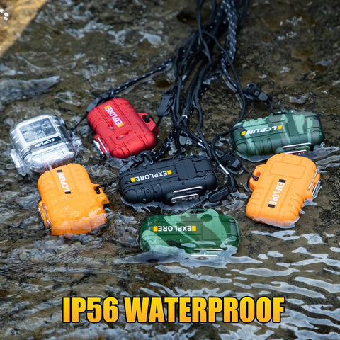 Windproof Dual Arc USB Rechargeable Flameless Plasma Lighter For Camping And Hiking, Waterproof USB Charge Lighter in water