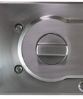 Smart Rim Lock With Keypad And Touch Unlock, Battery Powered Security For Non Smartphone Users, Satin Nickel Finish
