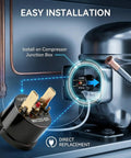 Two Pack 6750CL0001D 3 Pin Refrigerator Compressor Overload Protector installation guide