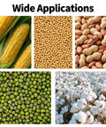 Wide applications of Manual Garden Seeder Hand Push Walk Behind Planter for corn, soy, peanut, cotton, soybean planting