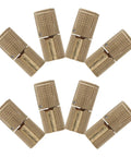 Eight Brass Hidden Hinges For Jewelry Boxes And Small Woodworking Projects Eight Pack With Sleek Low Profile Hidden Barrel Design
